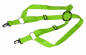 Preview: Komfort Kreuzgurt für Senderpulte in neon Grün