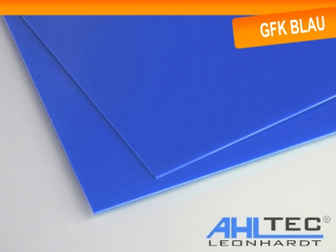 GFK blau 300 x 200 mm x 0,5 mm