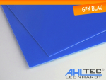 GFK blau 300 x 150 mm x 1,0 mm