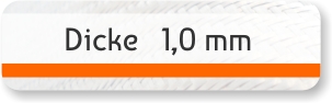 GFK Platten orange 1,0 mm