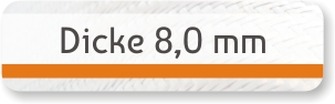 Carbon Platte 8,0 mm