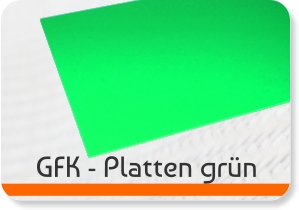 Glasfaser Platten grün