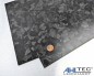 Preview: FORGED Carbon Platte 2mm / Struktur grob / Seidenmatt