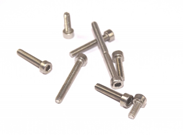 10x DIN 912 Zylinderkopfschraube mit Innensechskant A2 M2,5 x 30
