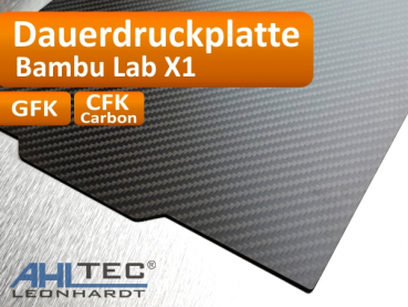 3D Drucker Dauerdruckplatte für Bambu Lab X1