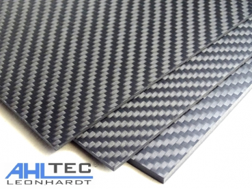 Carbon Platte 300 x 200 mm 2,5 mm