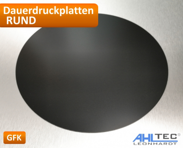 Runde GFK Dauerdruckplatte 3D Drucker Druckplatte für ABS PLA PETG HIPS PMMA Filament