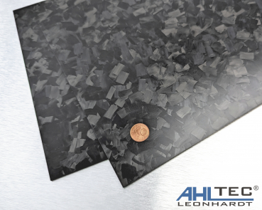 FORGED Carbon Platte 2mm / Struktur grob / Seidenmatt