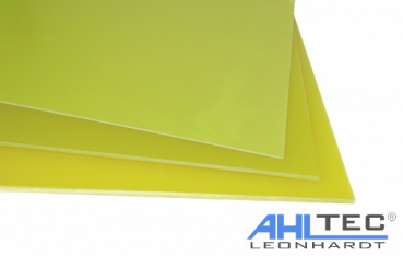 GFK gelb 300 mm x 200 mm x 0,5 mm