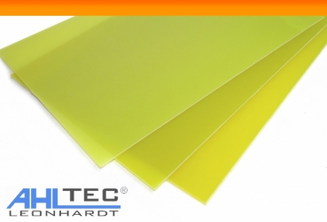 GFK gelb 300 mm x 200 mm x 0,5 mm