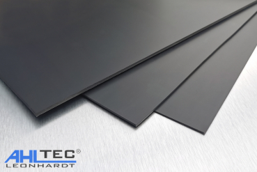 GFK black "super matt" 600 x 500 mm x 3,0mm