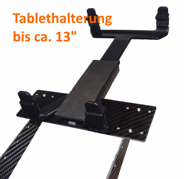 Tablethalterung Zusatzteil für FPV Erweiterung bis ca. 13"