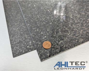 FORGED Carbon Platte 2mm / Struktur fein / Hochglanz
