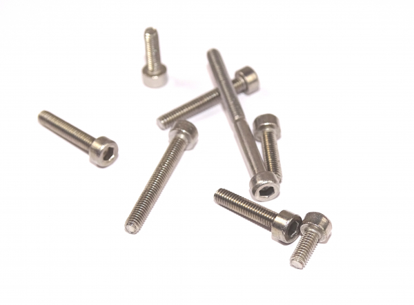 10x DIN 912 Zylinderkopfschraube mit Innensechskant A2 M2,5 x 30