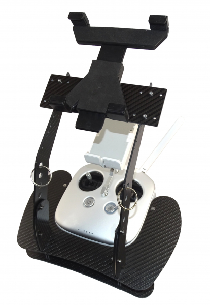 SET1 DJI Phantom 4 - in CARBON - mit Senderpult, FPV Erweiterung & Tablethalterung