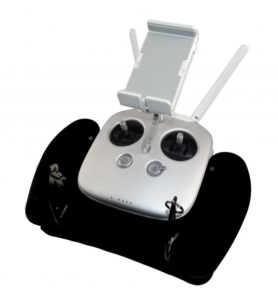 SET2 DJI Phantom 3 advanced, professional - in BLACK - mit Senderpult, FPV Erweiterung & Tablethalterung