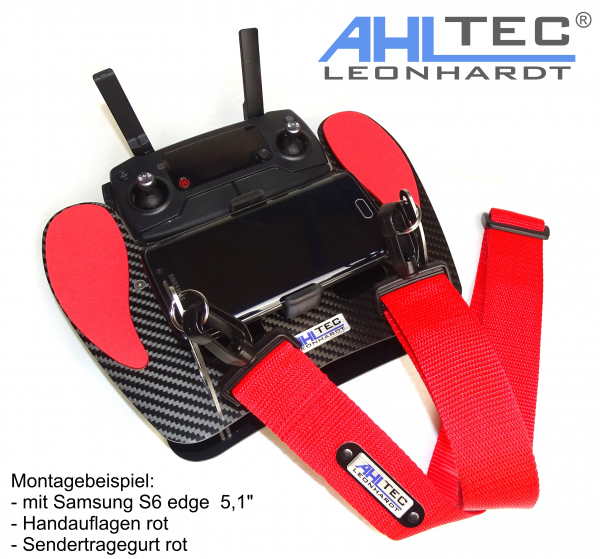 Senderpult V2 - DJI MAVIC PRO, 2 & AIR & SPARK & Mini in Carbon mit Handy Halterung
