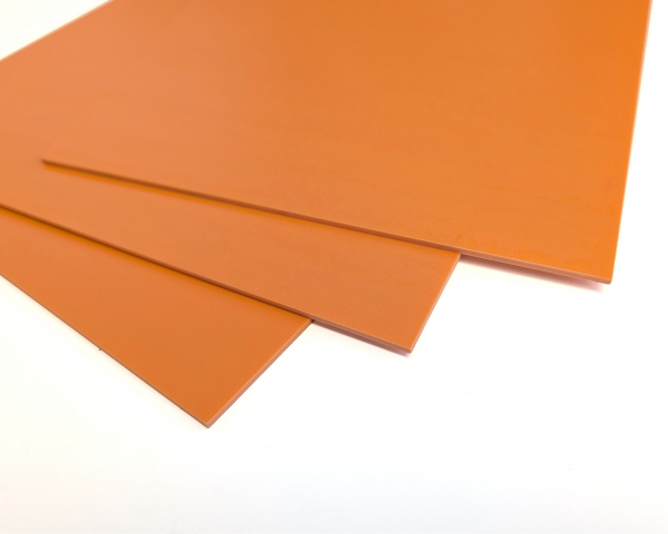 GFK orange 300 x 200 mm x 1,5 mm