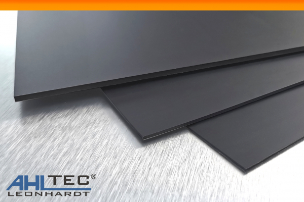 GFK black "super matt" 600 x 500 mm x 3,0mm