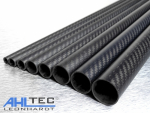 Carbon Rohr 25 mm x 23 mm x 1000 mm